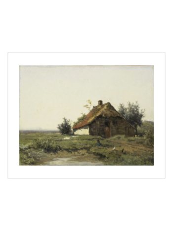 Farm in The Open Fields by Paul Joseph Poster