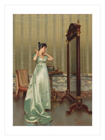 In the Boudoir Poster – Zarif Bir Hazırlanma Anı