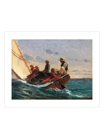 The Flirt by Winslow Homer Poster – Açık Denizde Hareket