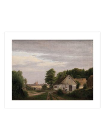 View Towards Roskilde From a Homestead Poster