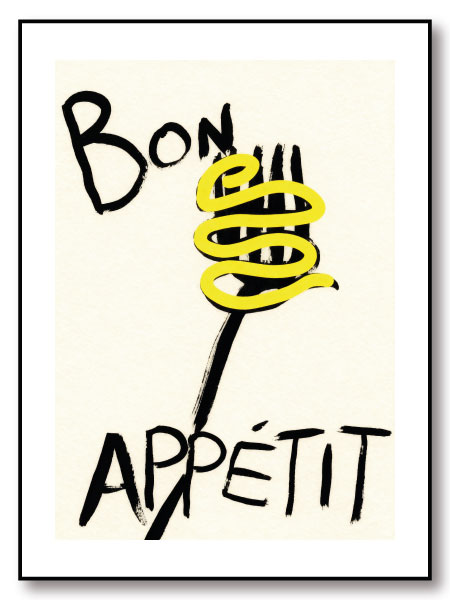 Bon Appétit Typography Poster – Afiyet Olsun - Görsel 2
