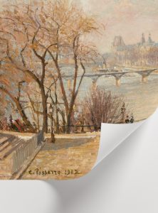 Ev ve ofis kullanımı için güvenli baskı ile üretilmiş poster detayı 