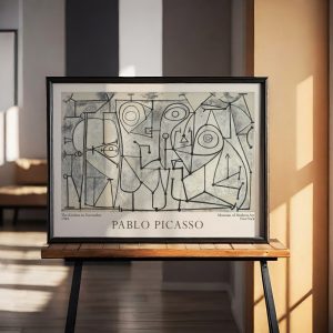 Ünlü ressam Pablo Picasso’nun resim sanatına ait bir eseri
