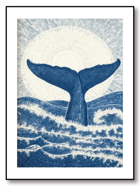 Whale’s Return Poster – Balinanın Dönüşü Okyanus Duvar Posteri - Görsel 3