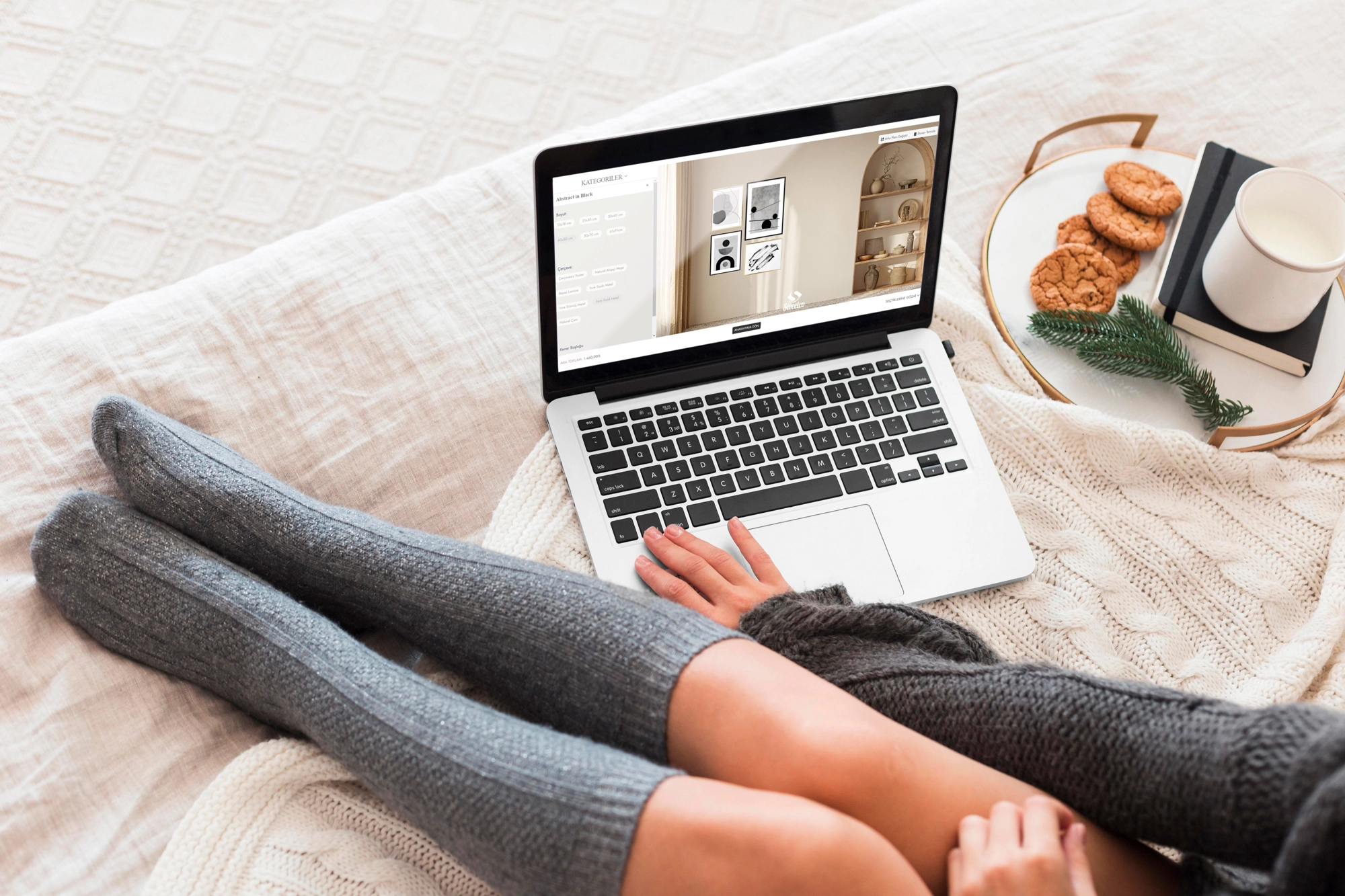 sweetco gallery wall designer uygulaması ile duvarlarında yeni bir taz oluştur