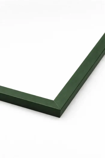 Duvara asılı minimal tasarımlı yeşil renkli ahşap çerçeve