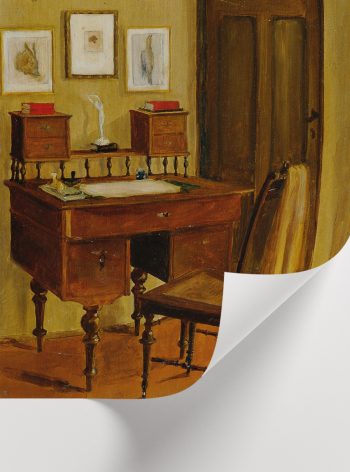 Yüksek kaliteli kağıda basılmış, 13x18 ve 50x70 cm boyutlarında dekoratif klasik sanat posteri.