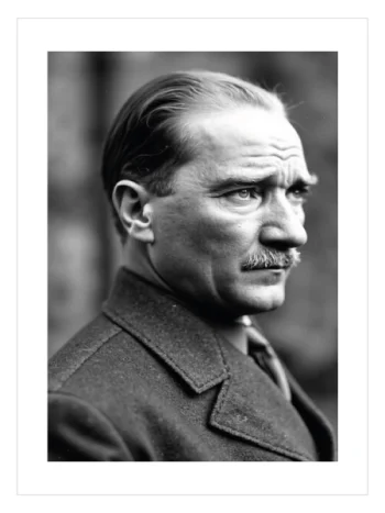 siyah-beyaz-ataturk-posteri-arsiv-fotografi