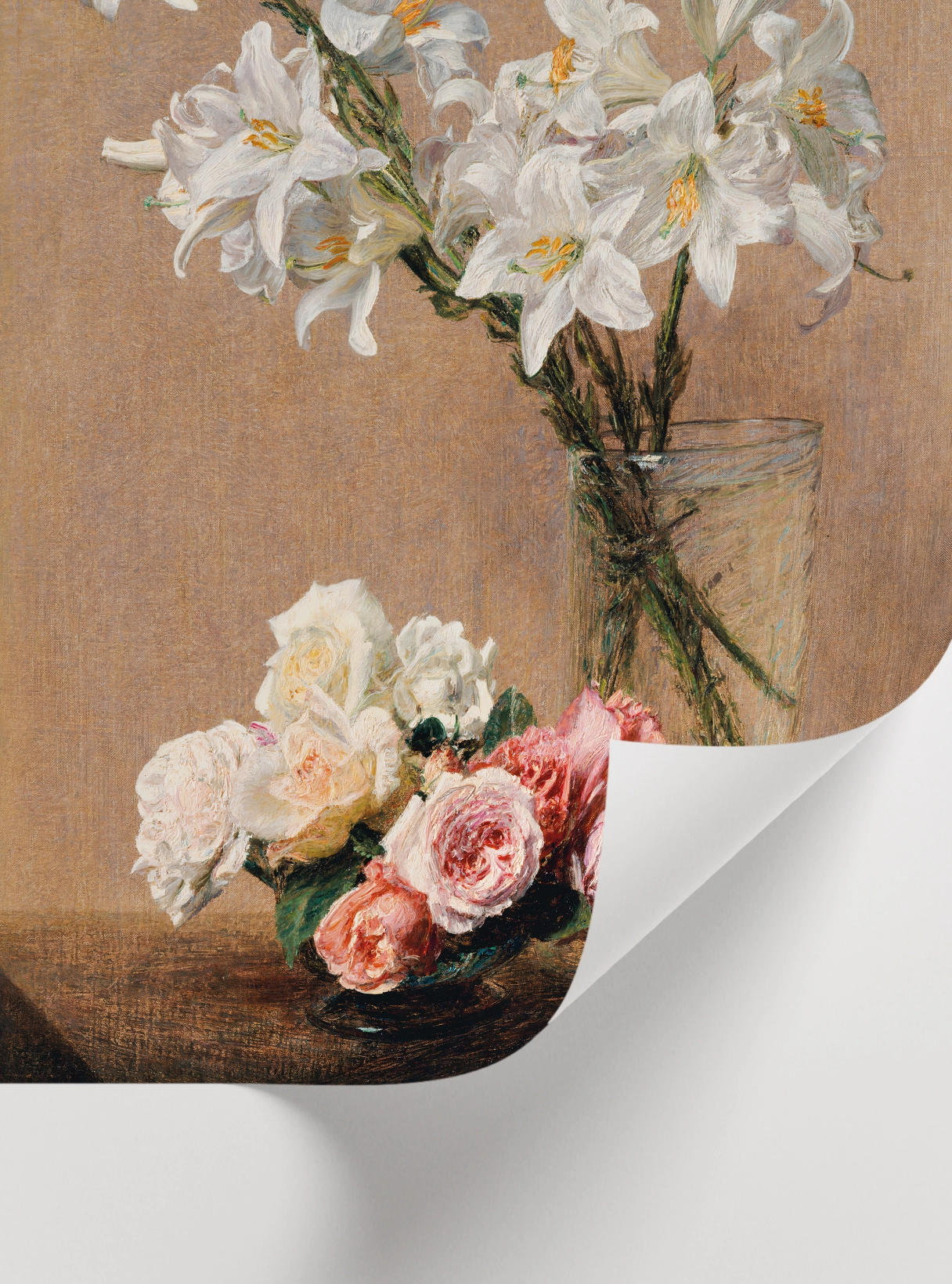 Galeri duvar dekorasyonu için romantik posterler