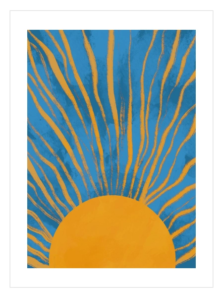 Bohemian Sun - Bohem Güneş Duvar Tablosu 