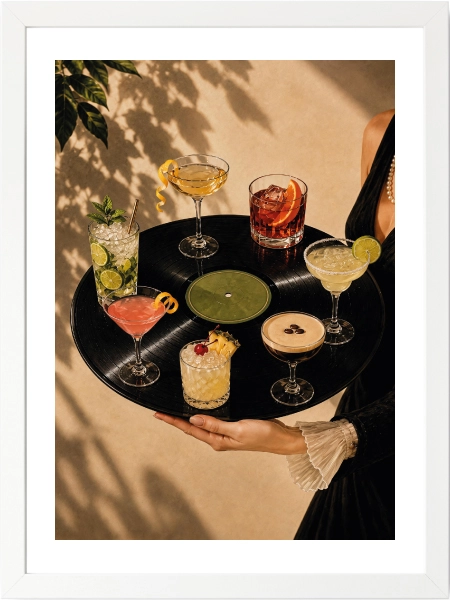 Cocktail Bar Poster — Retro Kokteyl ve Bar Temalı Dekoratif Duvar Posteri - Görsel 4