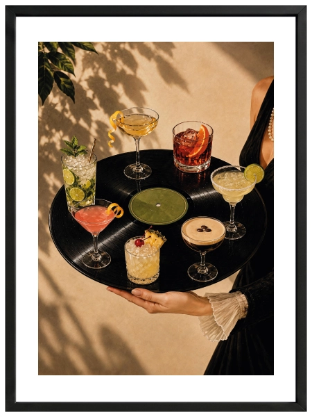 Cocktail Bar Poster — Retro Kokteyl ve Bar Temalı Dekoratif Duvar Posteri - Görsel 6