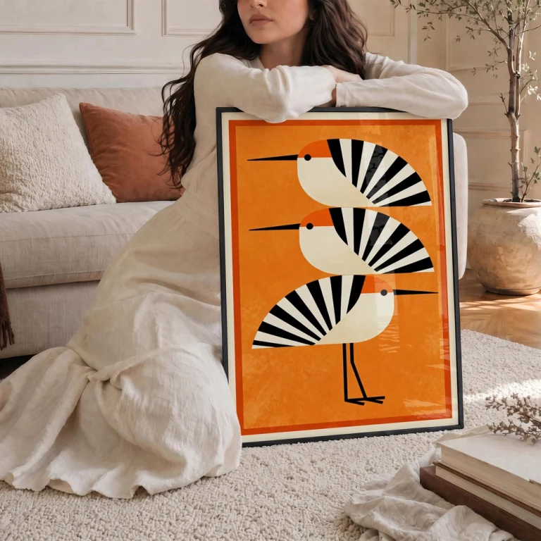 Beyaz kenar boşluklu ve tam sayfa baskılı poster karşılaştırması