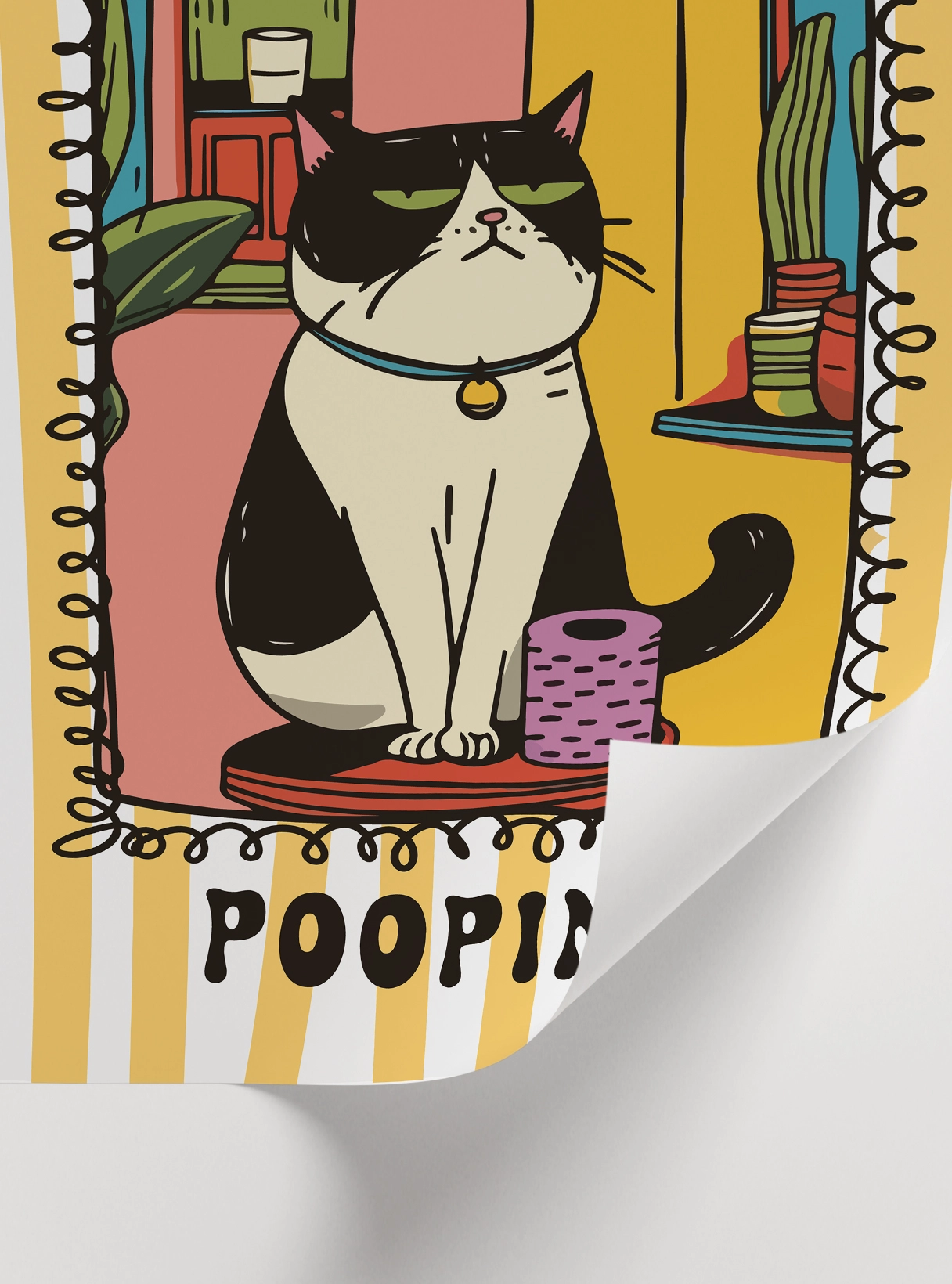 Are You Pooping Kedi Posteri - Görsel 2