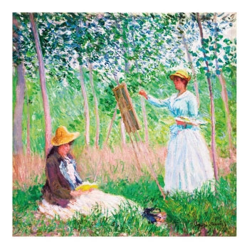 Claude Monet The Painter's Garden at Giverny Poster - Görsel 4