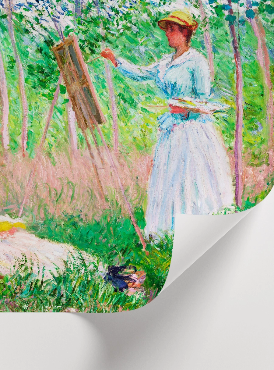 Claude Monet The Painter's Garden at Giverny Poster - Görsel 2