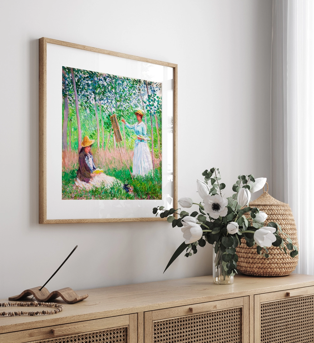 Claude Monet The Painter's Garden at Giverny Poster - Görsel 3