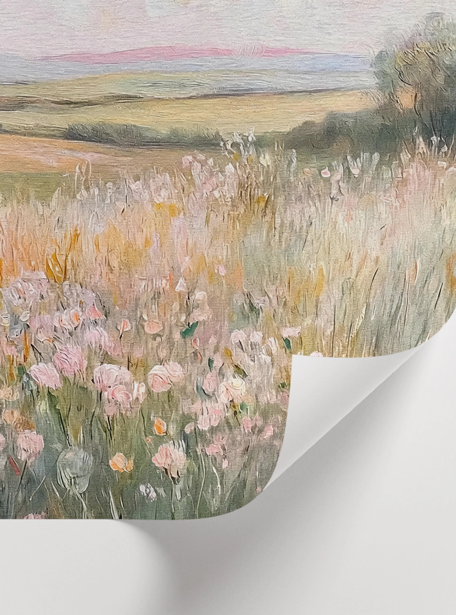 Fields of Tranquility Set — Pastel Kır Çiçeği Manzarası - Görsel 2