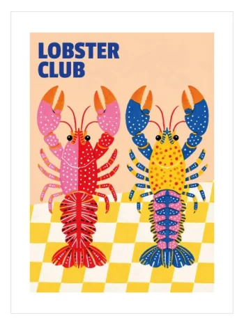 Lobster Club Poster | Istakoz Kulübü