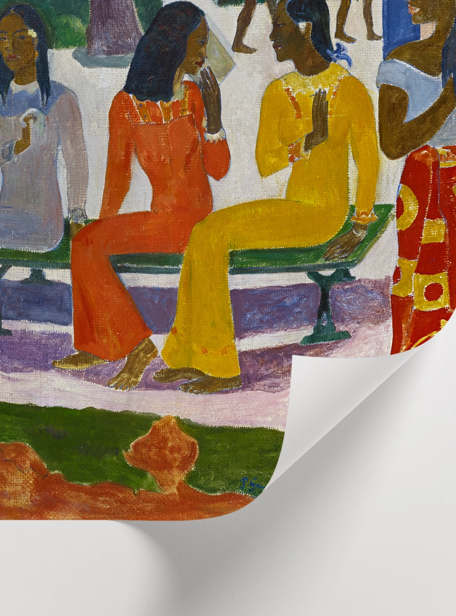 Paul Gauguin Ta Matete Poster - Tahiti Kadınları Sanat Tablosu - Görsel 2