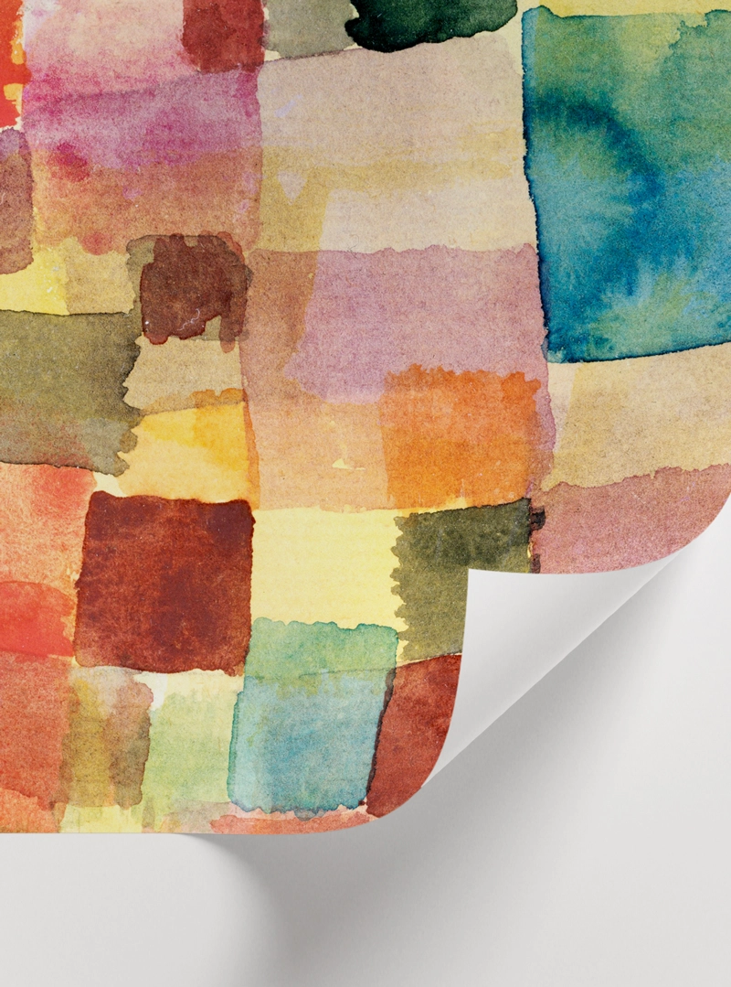 Paul Klee Color Blocks Composition Poster - Görsel 2