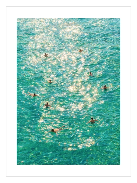 Sparkling Turquoise Sea Poster — Işıltılı Turkuaz Deniz Manzarası