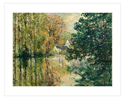 Forest Cottage Poster — Ağaçlar Arasında Kır Evi Manzarası - Görsel 4