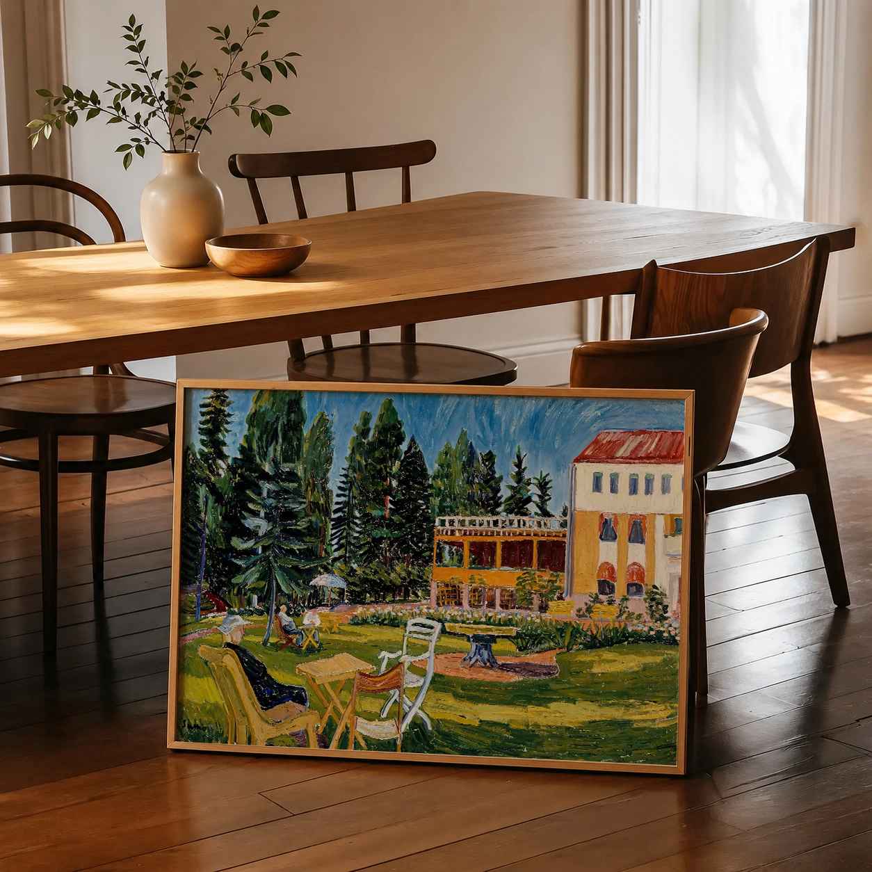 Garden Afternoon Poster — Bahçede Huzurlu Bir Öğleden Sonra - Görsel 3