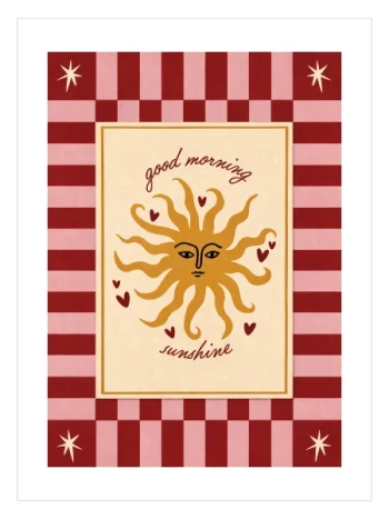 Good Morning Sunshine Poster — Günaydın Güneşim Poster
