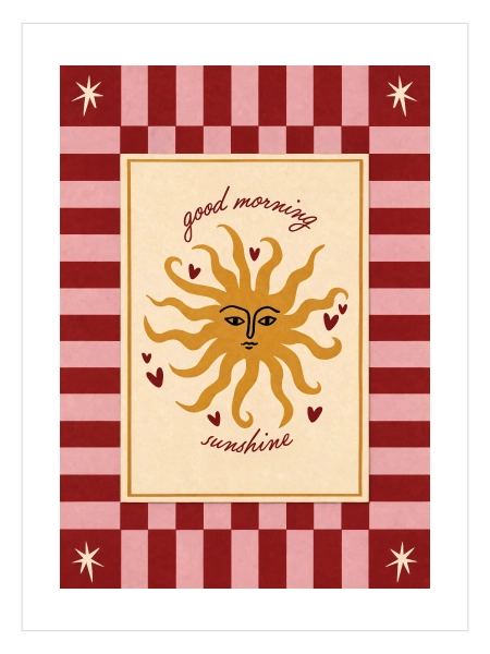 Good Morning Sunshine Poster — Günaydın Güneşim Poster