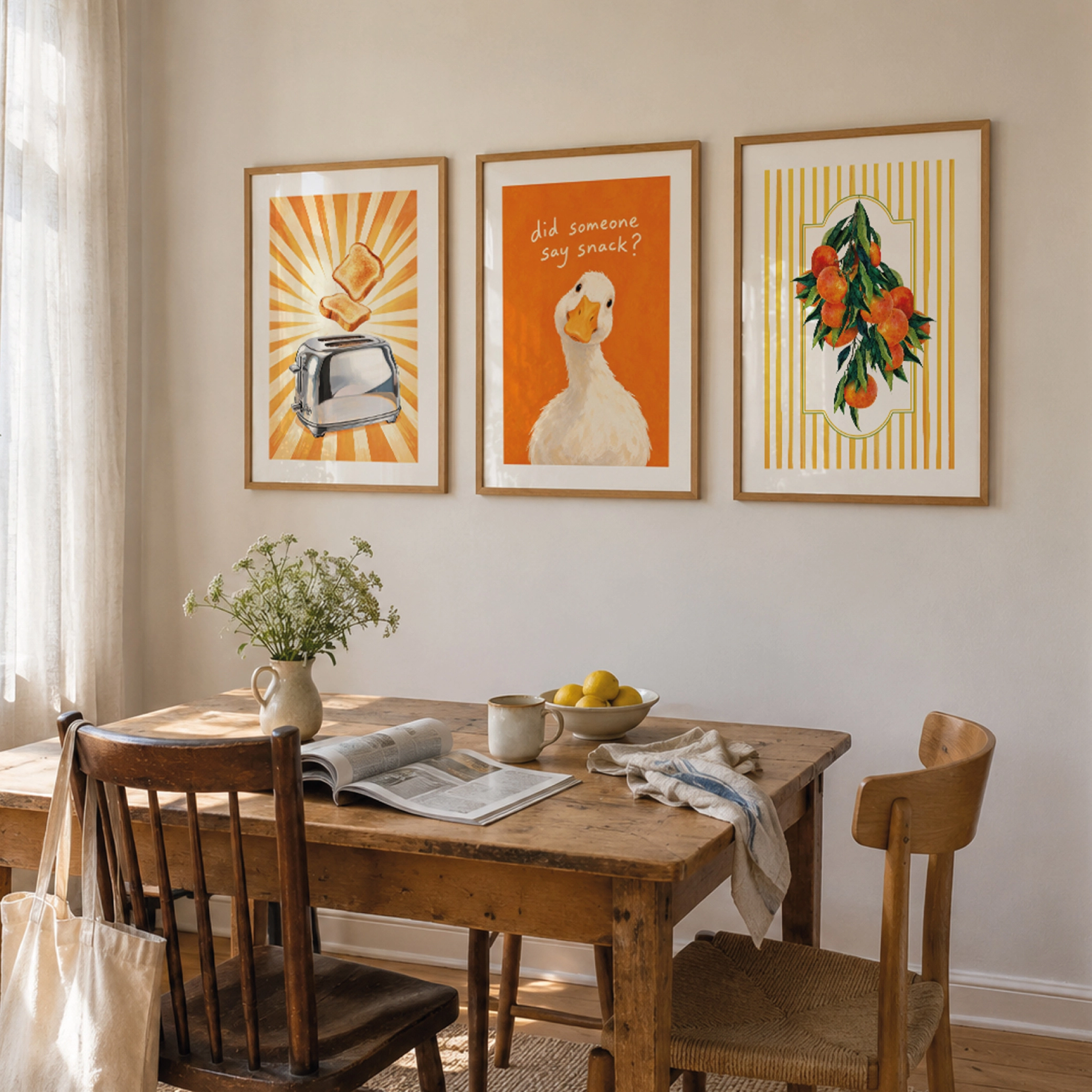 Sunny Bites Poster Set