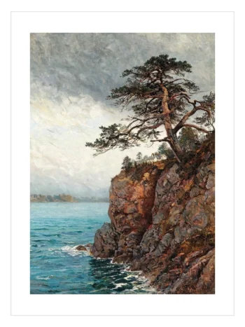 Vintage Coastal Escape Poster No1 – Vintage Sahil Manzarası