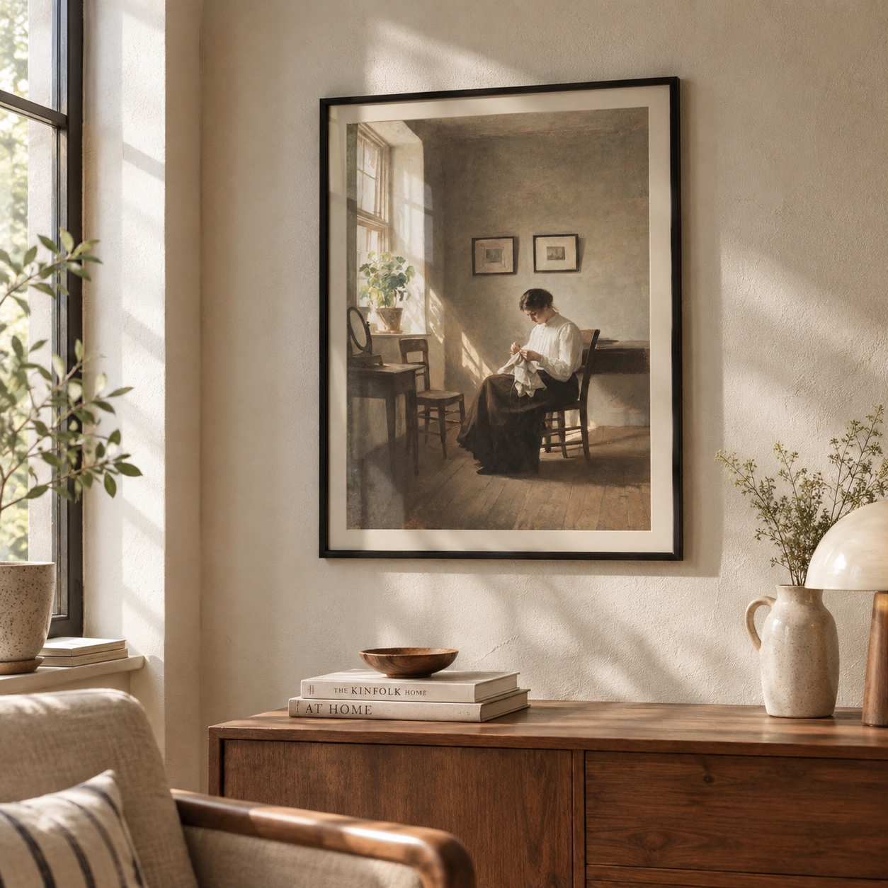 Quiet Living vintage sanat posterleri