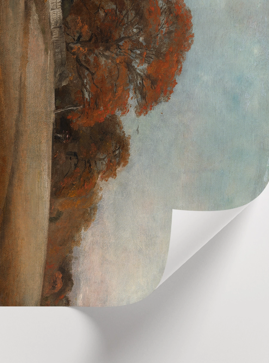 Autumn Grove Landscape Poster — Sonbahar Korusu Manzarası - Görsel 2
