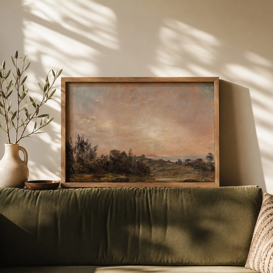 Golden Hour Landscape Poster — Gün Batımı Manzarası - Görsel 3