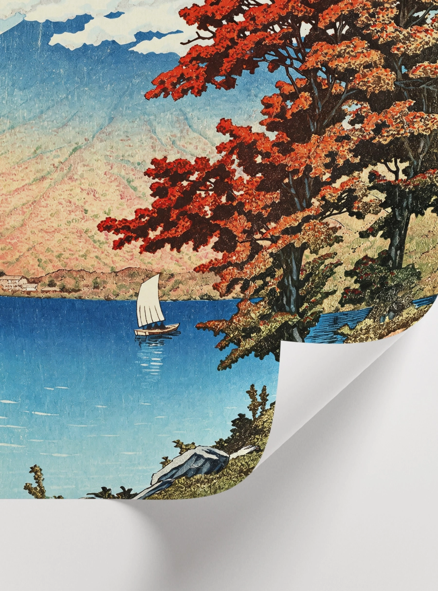 Hasui Kawase Japon Manzaraları 3’lü Poster Seti - Görsel 2