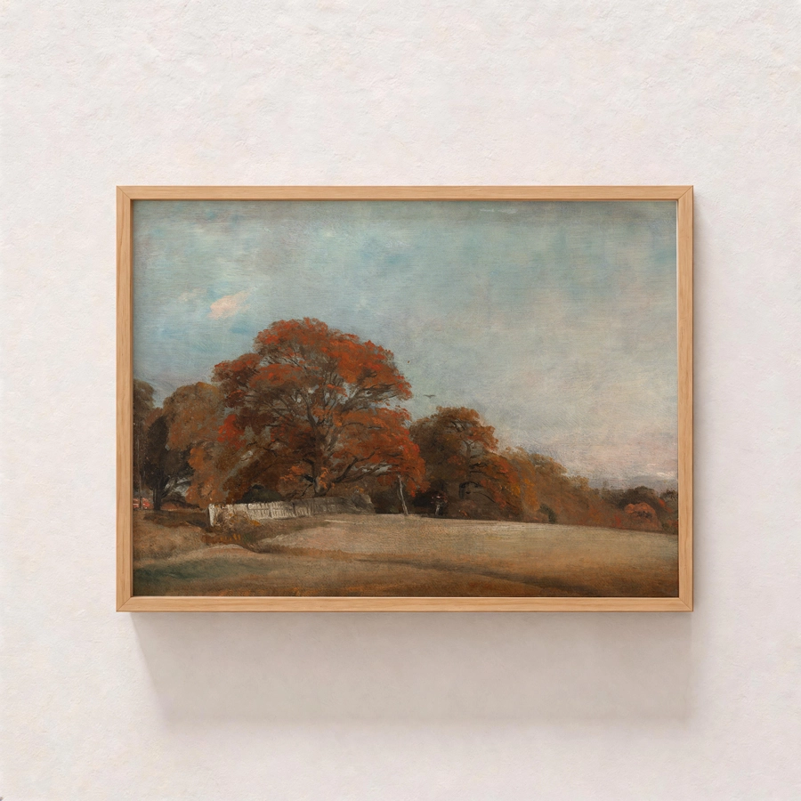 Autumn Grove Landscape Poster — Sonbahar Korusu Manzarası - Görsel 3