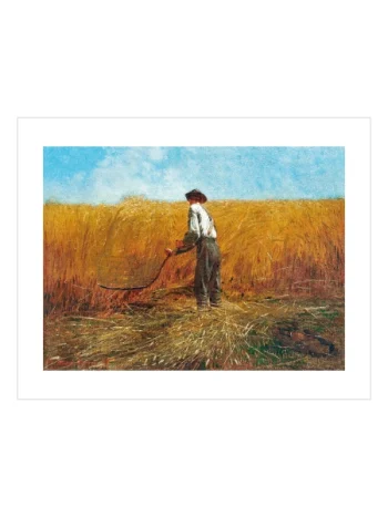 New Field by Winslow Homer Poster — Yeni Tarlada Bir Gazi