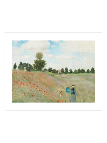 Poppy Field by Claude Monet Poster — Gelincik Tarlası