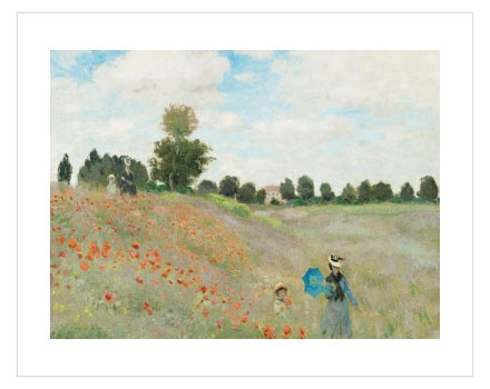 Poppy Field by Claude Monet Poster — Gelincik Tarlası - Görsel 4