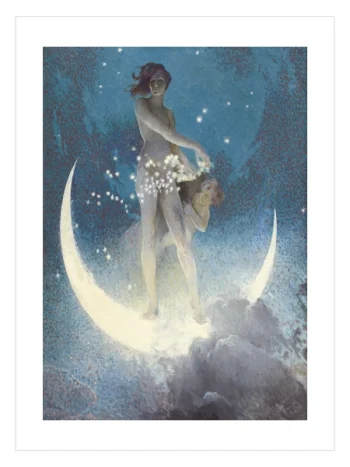 Spring Scattering Stars eserinden yıldızlı gökyüzü posteri