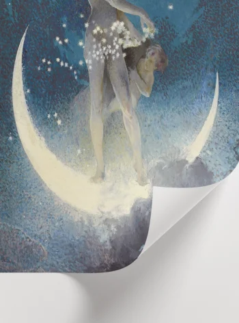 Edwin Blashfield imzalı Spring Scattering Stars tablo posteri