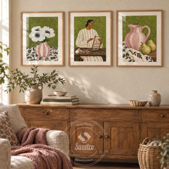 Woven Stories Set — Natürmort Üçlü Çerçeveli Poster Seti